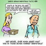 Babysteals fun sized comic cartoon kidsteals funny